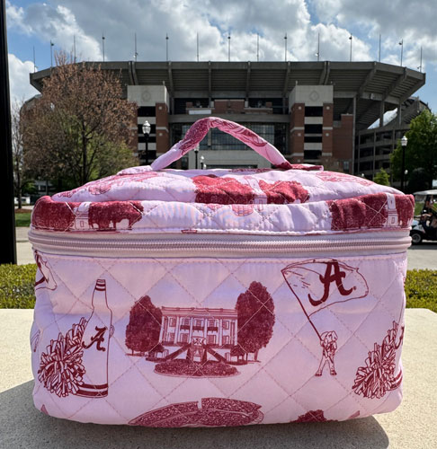 University of Alabama Make Up Toiletry Bag