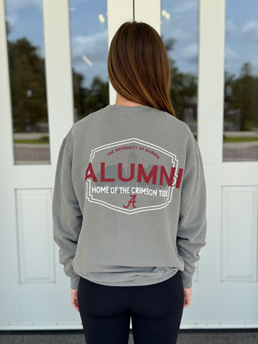 The University of Alabama Alumni River Lightweight Comfort Color Crewneck Sweatshirt