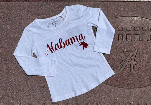 Toddler Alabama/Pachyderm Long Sleeve T-Shirt