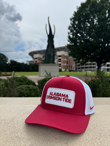 Alabama Nike YOUTH Rise Pinch Panel Patch Trucker Cap