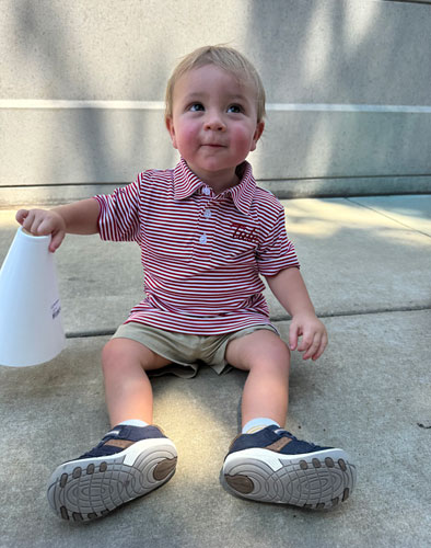 Toddler & Youth Tide Stripe Performance Polo