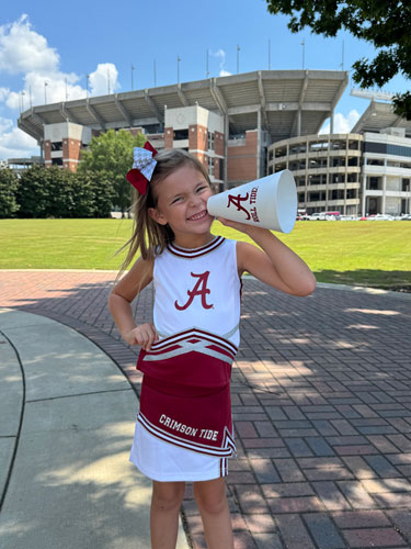 Toddler & Youth Script A Cheerleader Dress