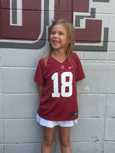 Toddler, Kid, & Youth #18 Alabama Untouchable Football Jersey