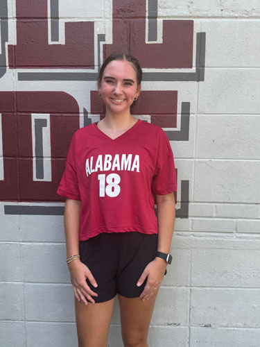 Womens #18/Alabama Mesh Quarterback Jersey