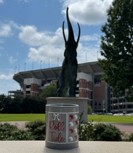 State of Alabama/Bow/Pachyderm 11oz Coffee Mug