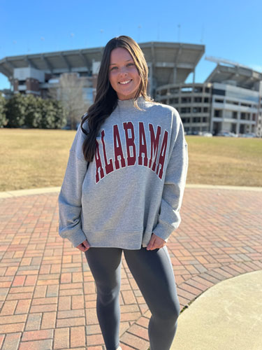 Alabama Mockneck Sweatshirt