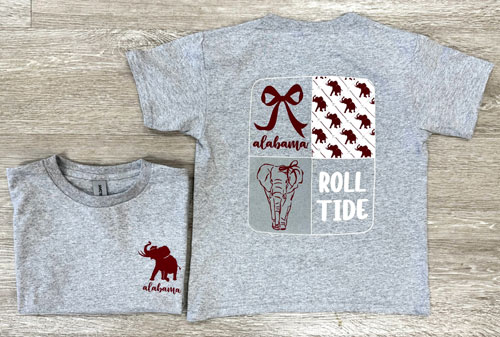 Youth Alabama Panel Short Sleeve T-Shirt