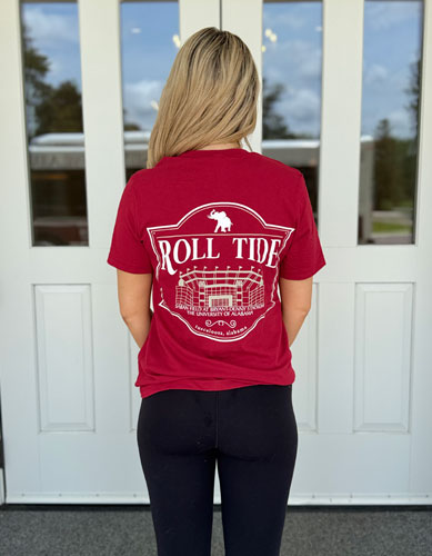 Bryant Denny Stadium/Roll Tide Short Sleeve Tee