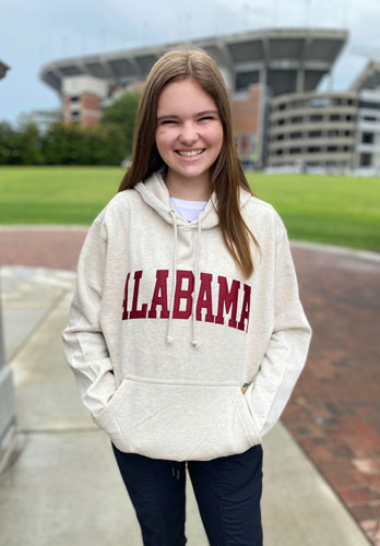 Oatmeal Alabama Tackle Twill Hoody